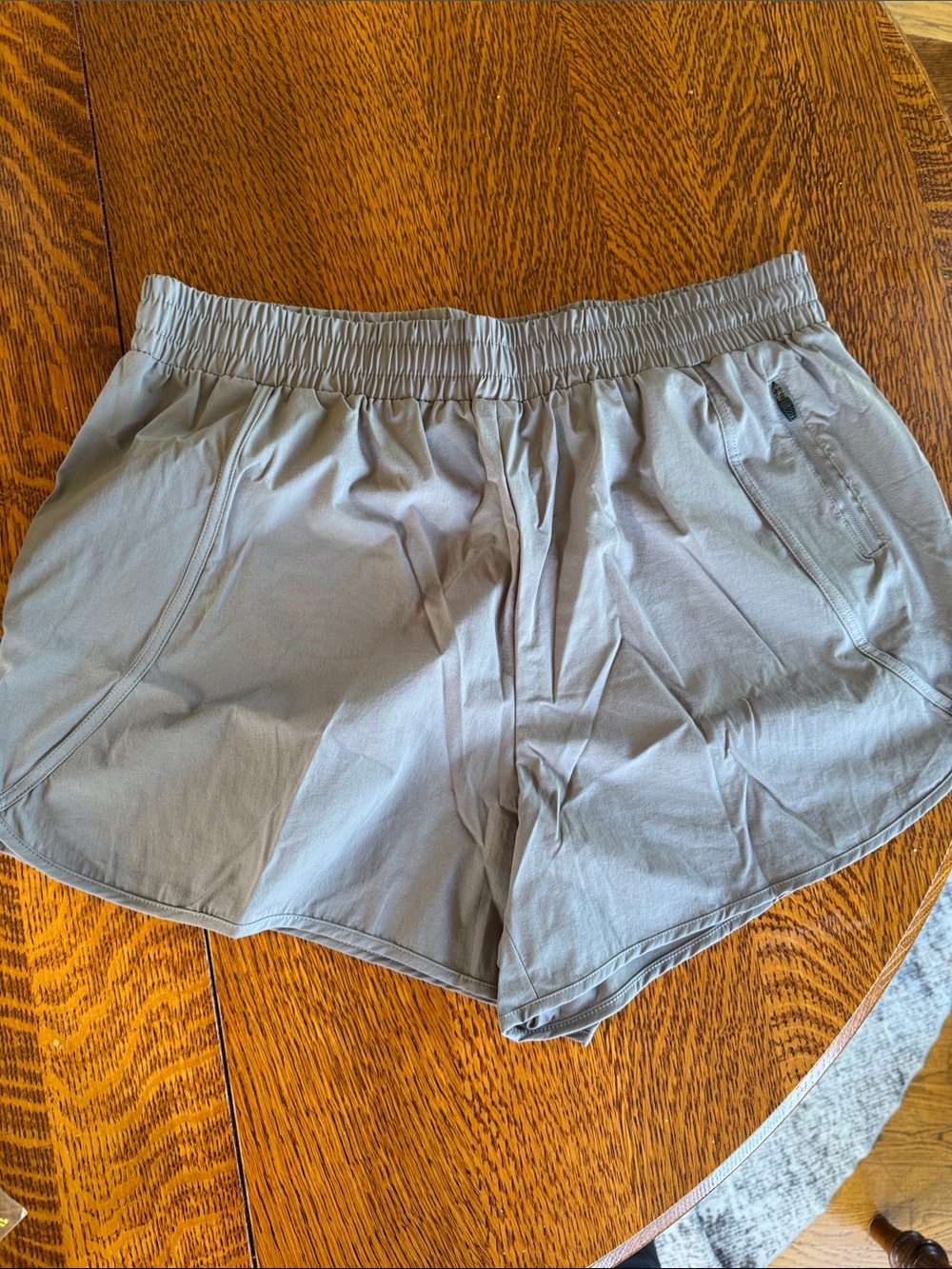 NIB- Light Gray Athletic Running Shorts